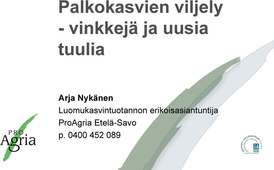 Luomukasvintuotannon