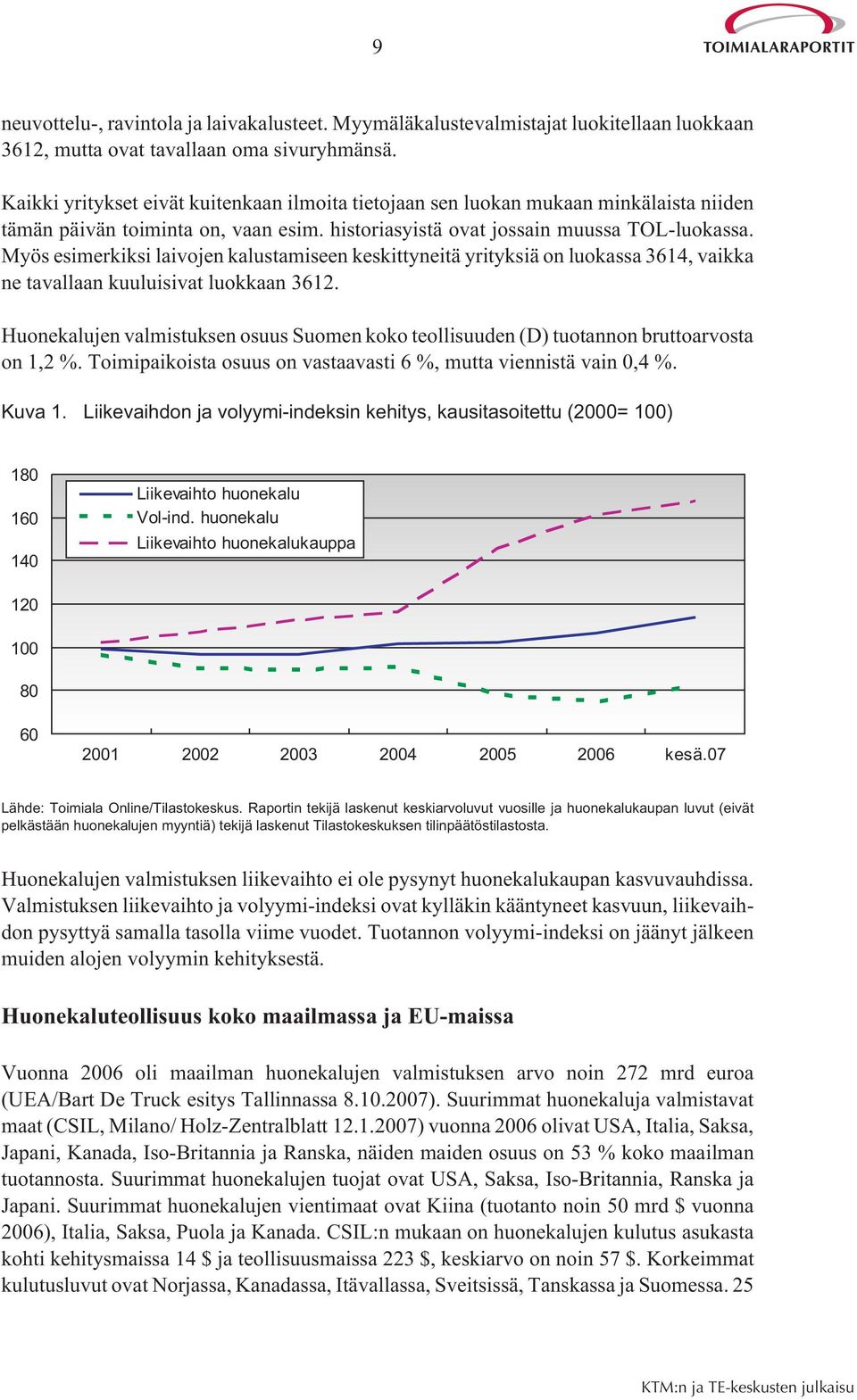 Myös esimerkiksi laivojen kalustamiseen keskittyneitä yrityksiä on luokassa 3614, vaikka ne tavallaan kuuluisivat luokkaan 3612.