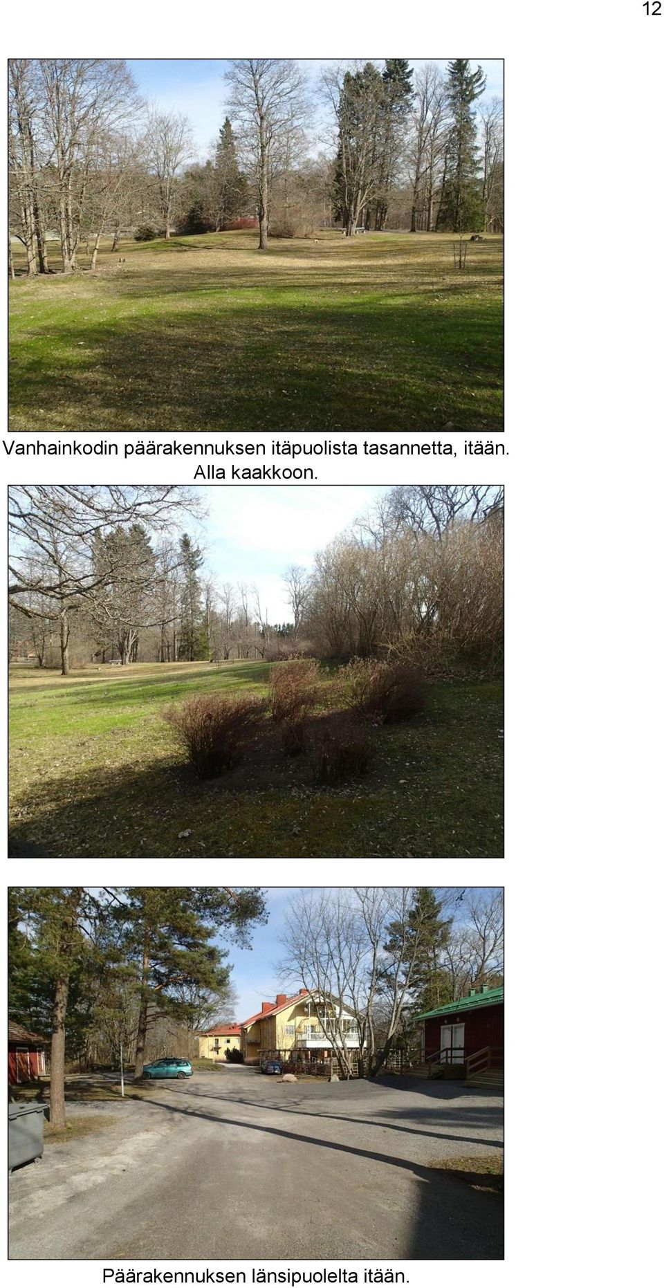 tasannetta, itään.