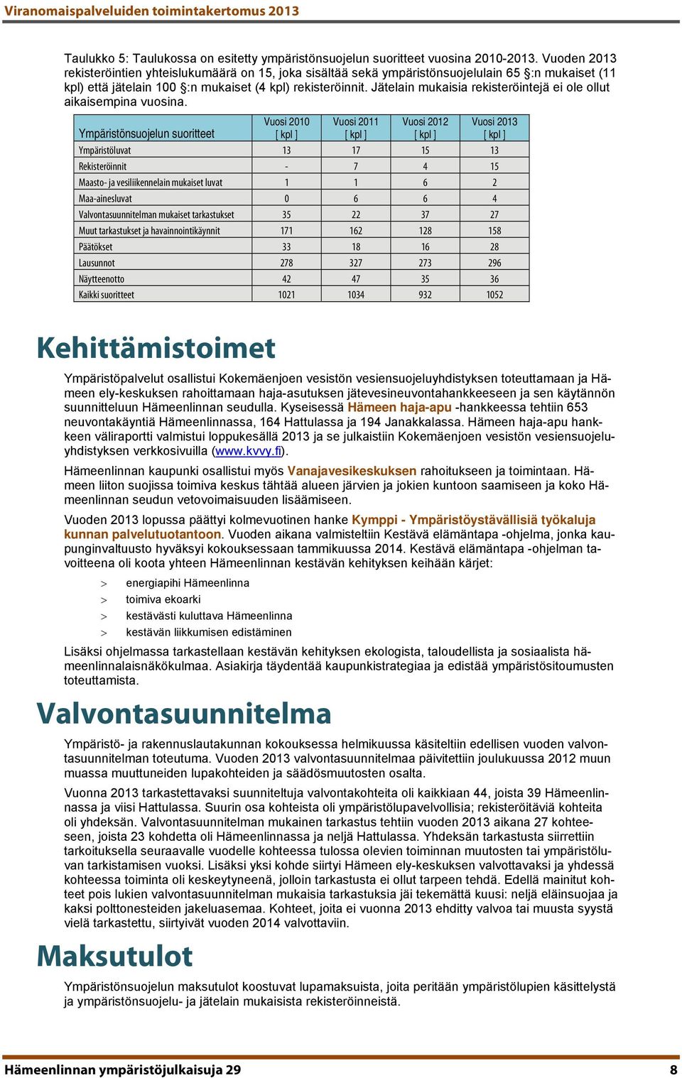 Jätelain mukaisia rekisteröintejä ei ole ollut aikaisempina vuosina.