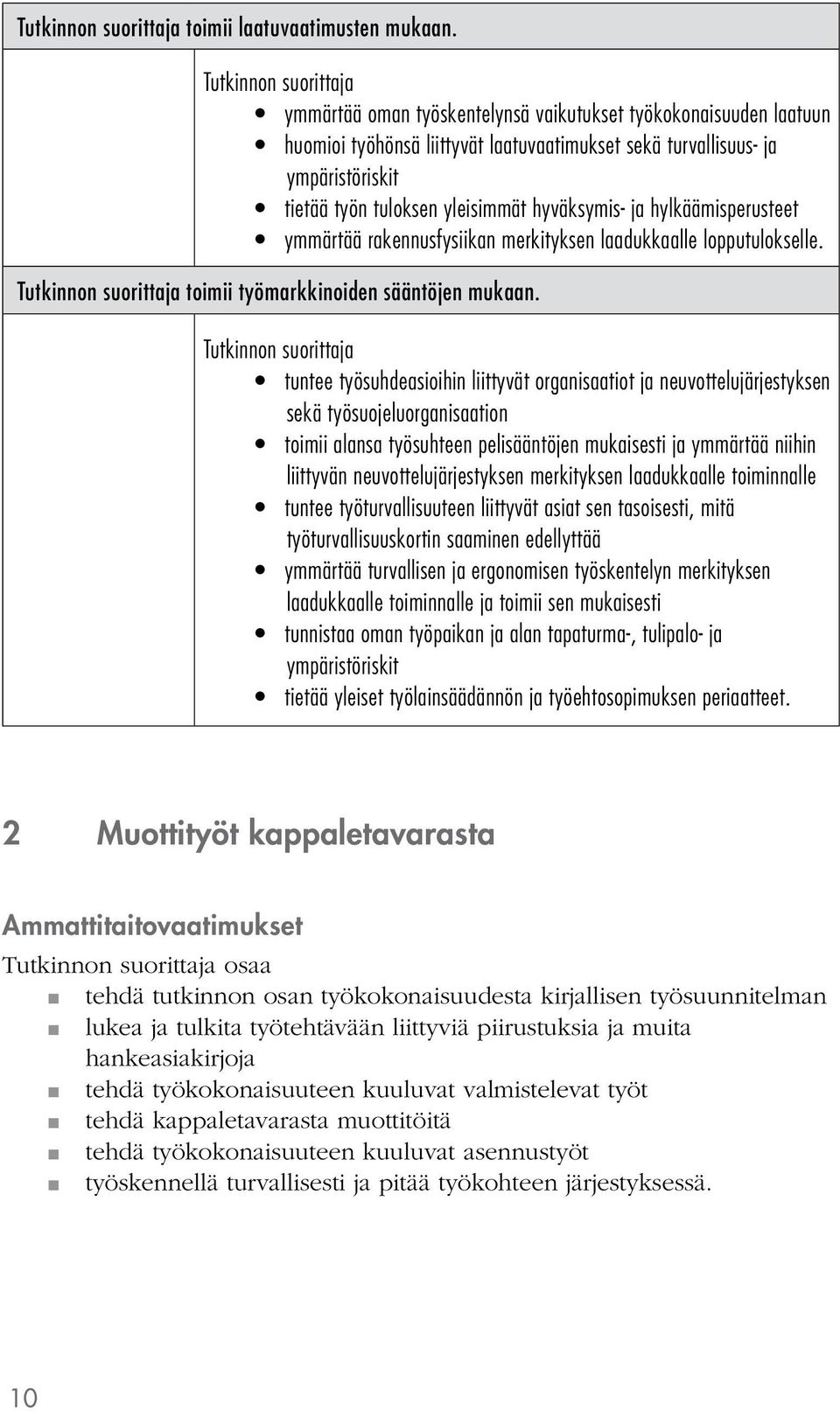 hylkäämisperusteet ymmärtää rakennusfysiikan merkityksen laadukkaalle lopputulokselle. toimii työmarkkinoiden sääntöjen mukaan.