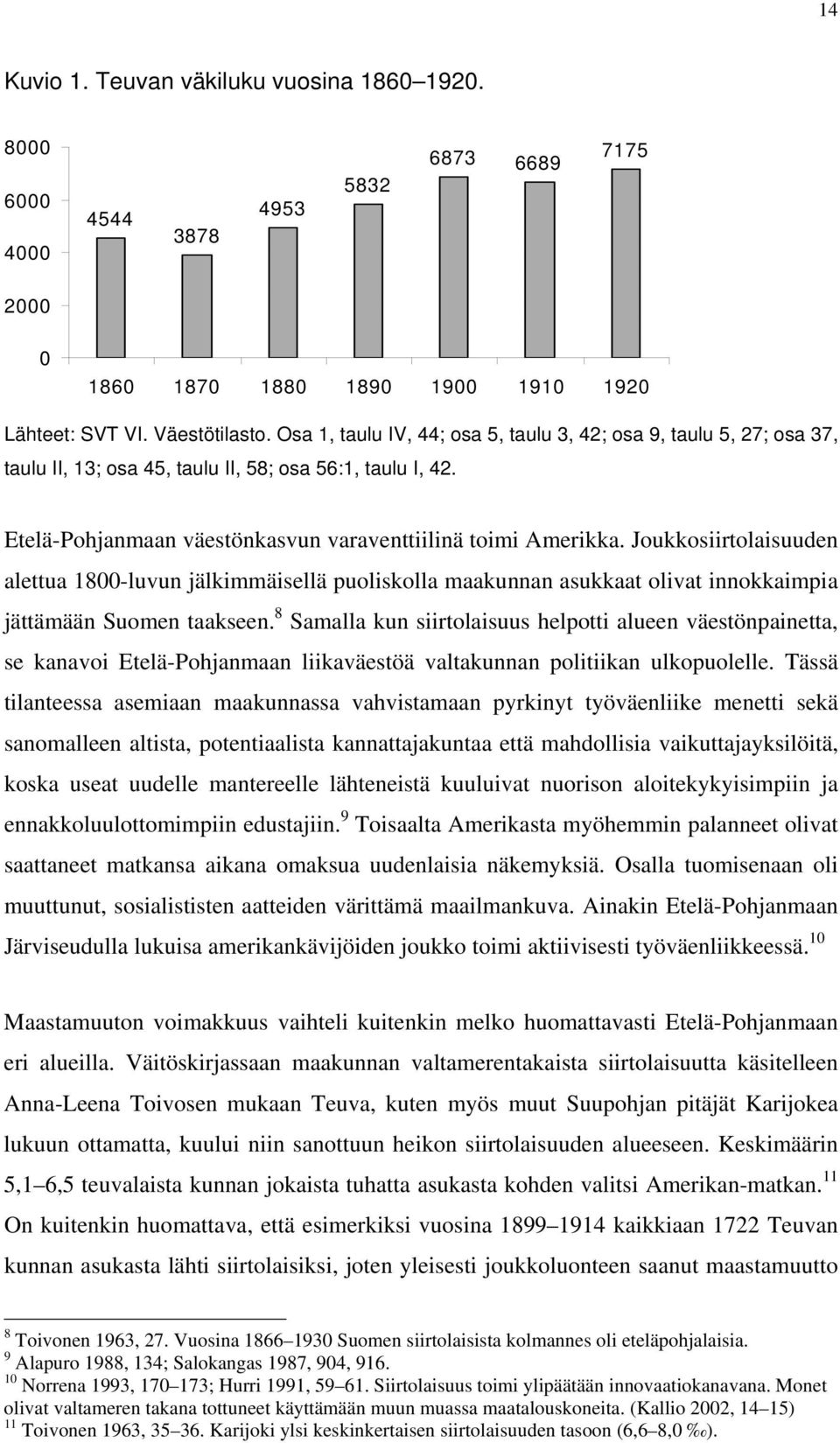 Joukkosiirtolaisuuden alettua 1800-luvun jälkimmäisellä puoliskolla maakunnan asukkaat olivat innokkaimpia jättämään Suomen taakseen.