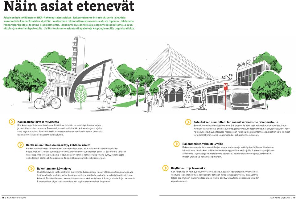 Lisäksi tuotamme asiantuntijapalveluja kaupungin muille organisaatioille.