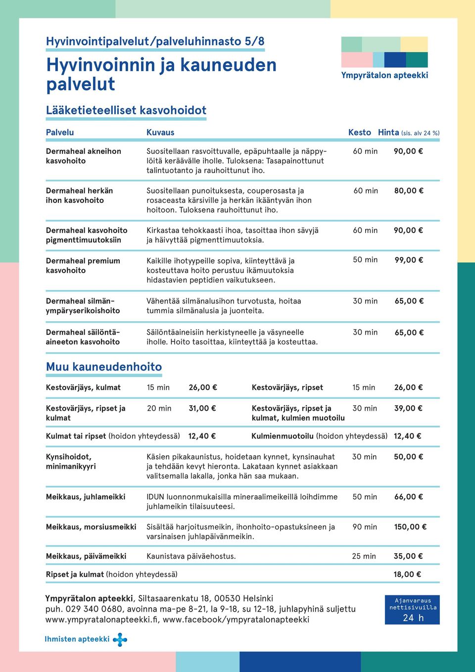 Suositellaan punoituksesta, couperosasta ja rosaceasta kärsiville ja herkän ikääntyvän ihon hoitoon. Tuloksena rauhoittunut iho.