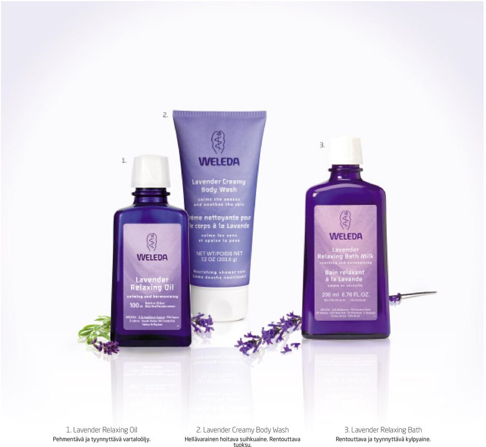 Lavender Creamy Body Wash Hellävarainen hoitava