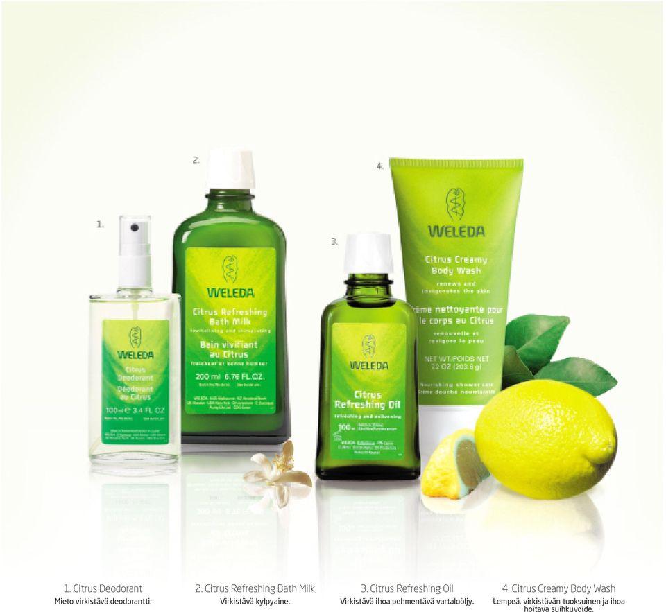 Citrus Creamy Body Wash Mieto virkistävä deodorantti.