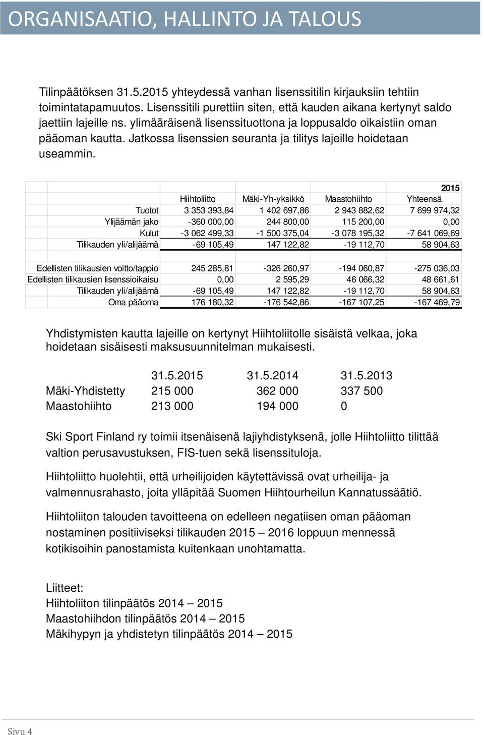 Jatkossa lisenssien seuranta ja tilitys lajeille hoidetaan useammin.