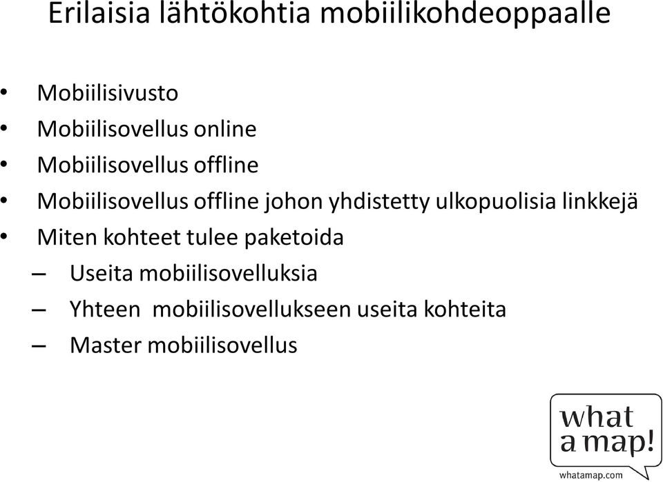 johon yhdistetty ulkopuolisia linkkejä Miten kohteet tulee paketoida