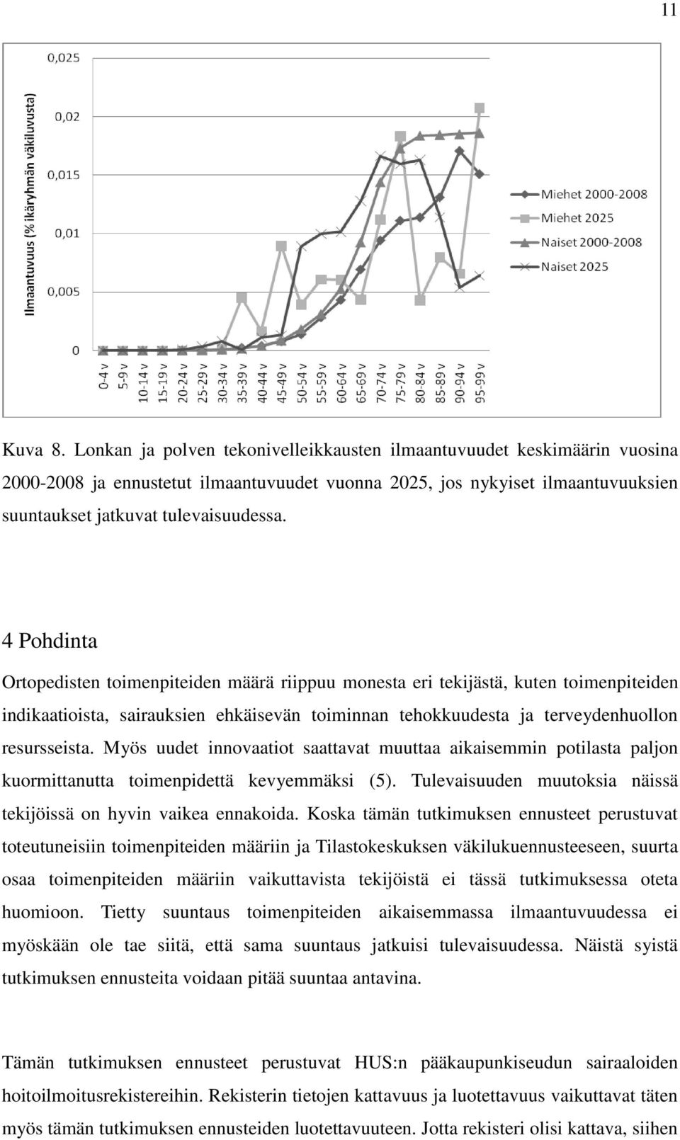 4 Pohdinta Ortopedisten toimenpiteiden määrä riippuu monesta eri tekijästä, kuten toimenpiteiden indikaatioista, sairauksien ehkäisevän toiminnan tehokkuudesta ja terveydenhuollon resursseista.