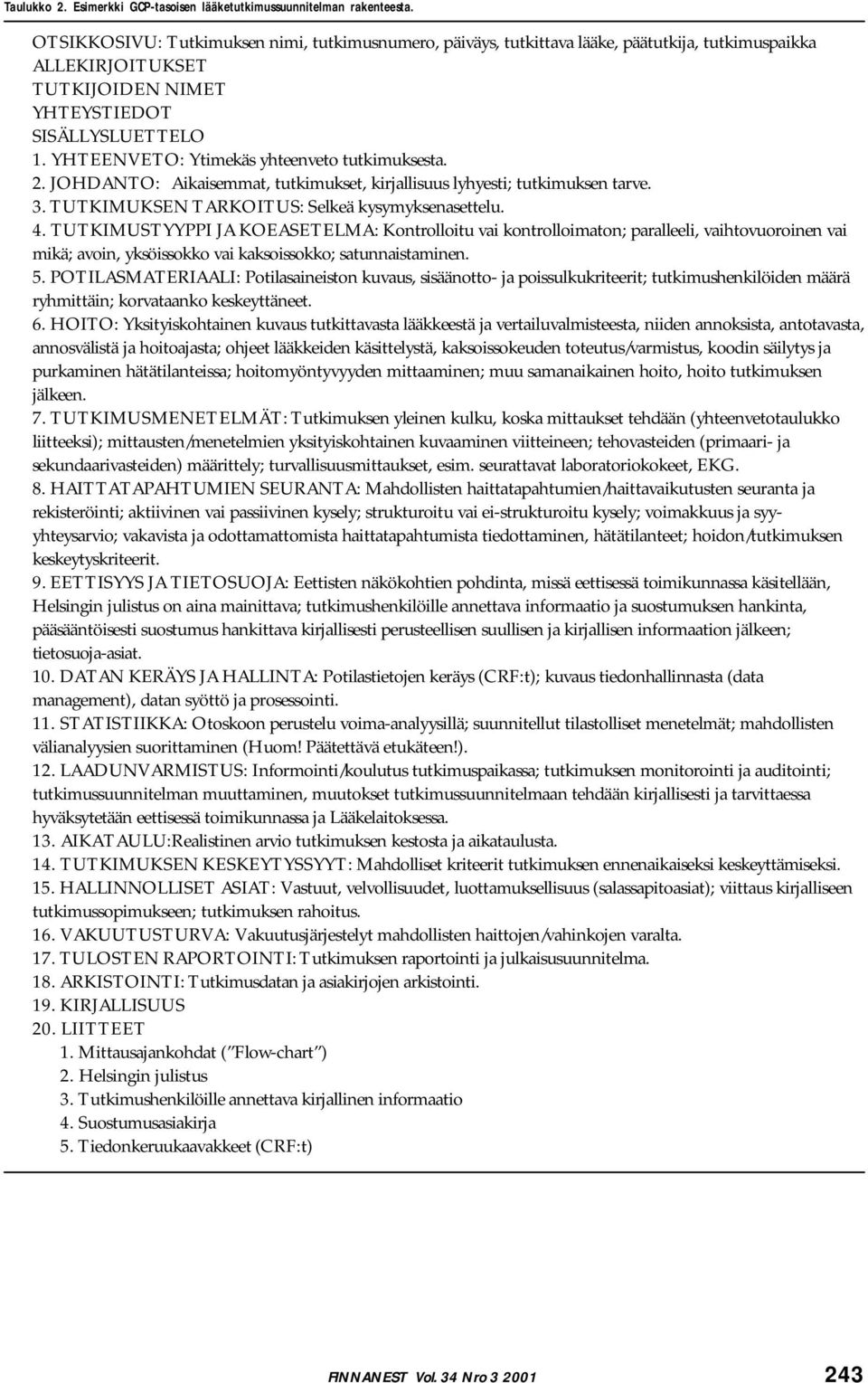 YHTEENVETO: Ytimekäs yhteenveto tutkimuksesta. 2. JOHDANTO: Aikaisemmat, tutkimukset, kirjallisuus lyhyesti; tutkimuksen tarve. 3. TUTKIMUKSEN TARKOITUS: Selkeä kysymyksenasettelu. 4.