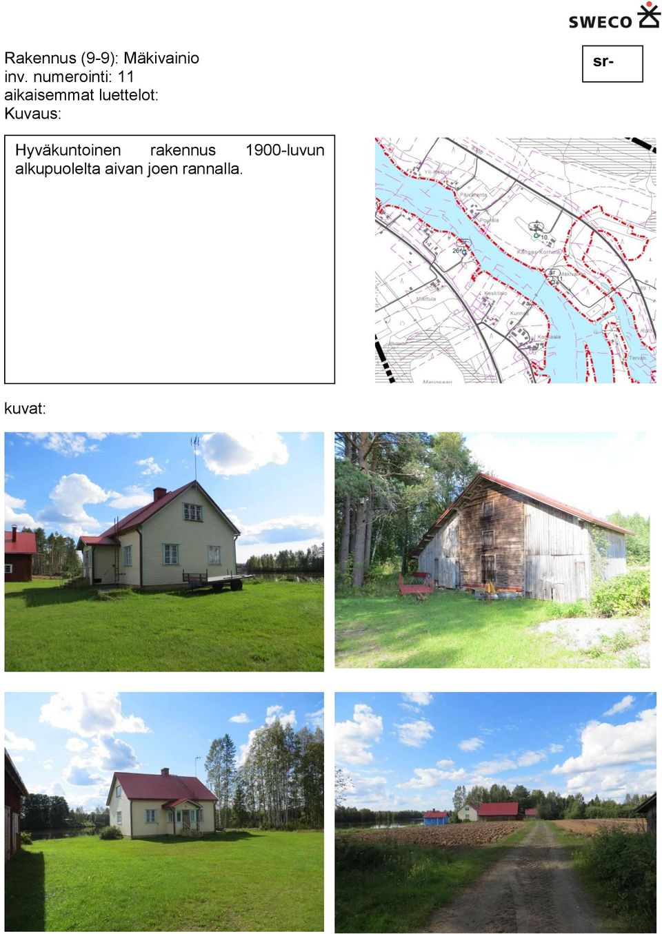 luettelot: sr- Hyväkuntoinen