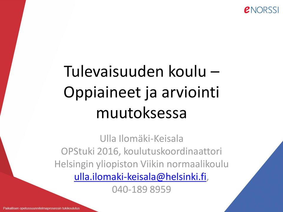 koulutuskoordinaattori Helsingin yliopiston