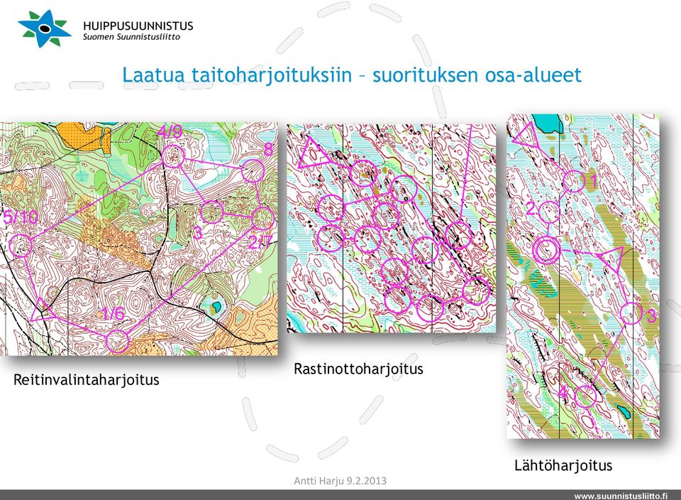 Reitinvalintaharjoitus