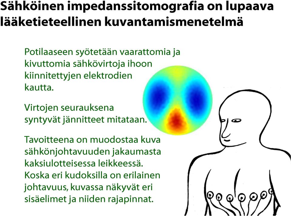 Virtojen seurauksena syntyvät jännitteet mitataan.