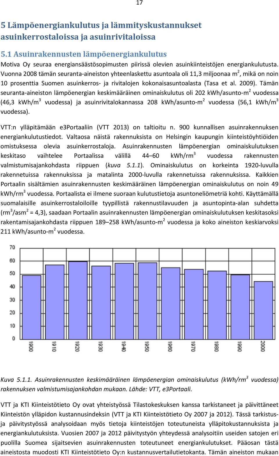 Vuonna 2008 tämän seuranta aineiston yhteenlaskettu asuntoala oli 11,3 miljoonaa m 2, mikä on noin 10 prosenttia Suomen asuinkerros ja rivitalojen kokonaisasuntoalasta (Tasa et al. 2009).