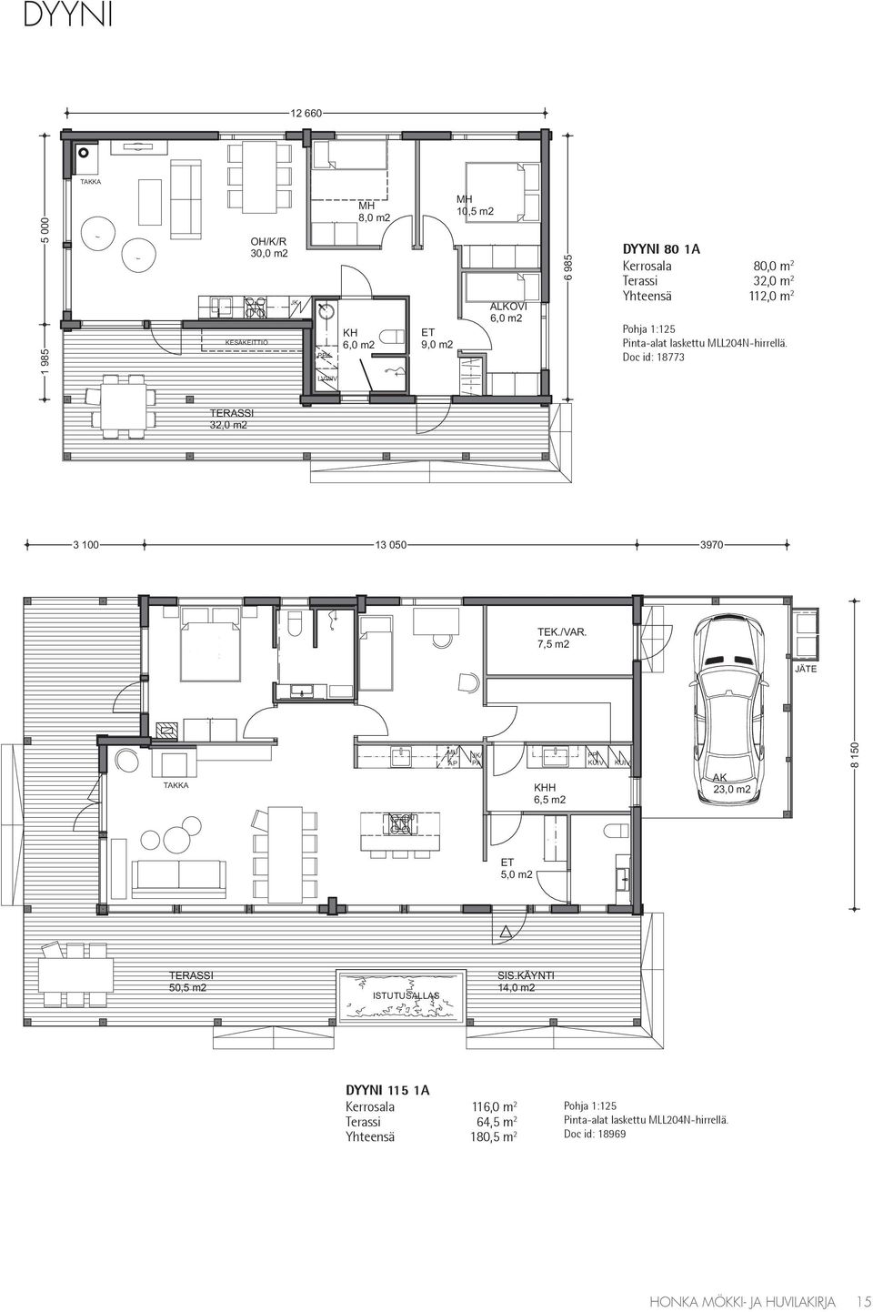 7,5 m2 JÄTE 12,0 m2 MH2 12,0 m2 VH 6,0 m2 TAA OH/R/ 45,0 m2 L/U MU AP J/ PA 5,0 m2 HH 6,5 m2 PP/ UIV WC 4,0 m2 UIV ERROALA 80m 2 HUONEITOALA 72m 2 TILAVUU 270m 3 A 2 8 150 50,5 m2 ITUTUALLA I.