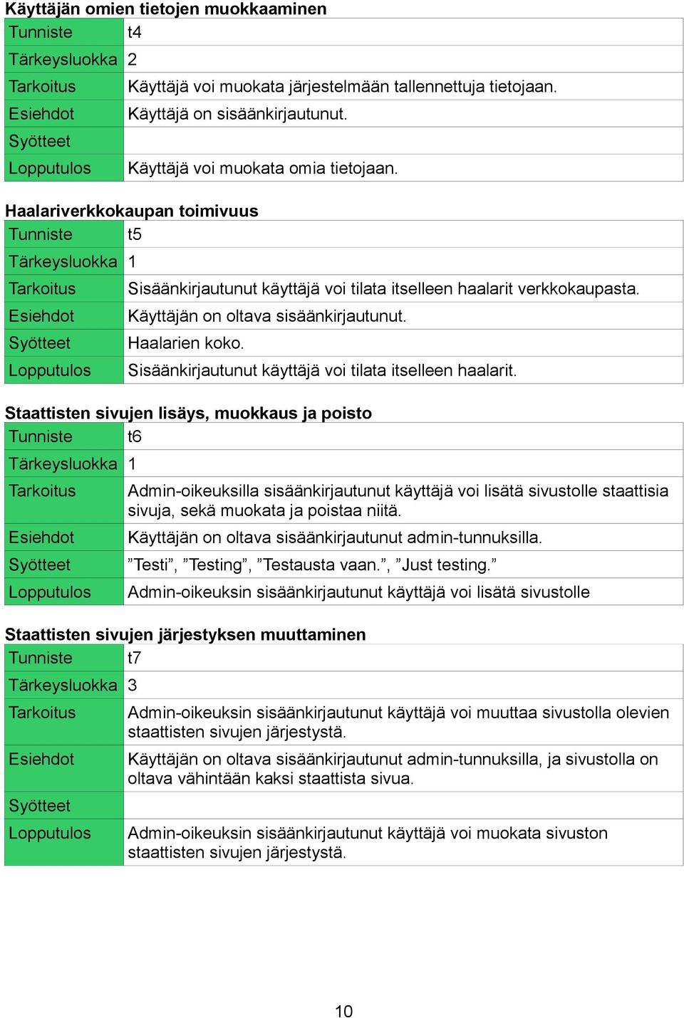 Käyttäjän on oltava sisäänkirjautunut. Haalarien koko. Sisäänkirjautunut käyttäjä voi tilata itselleen haalarit.