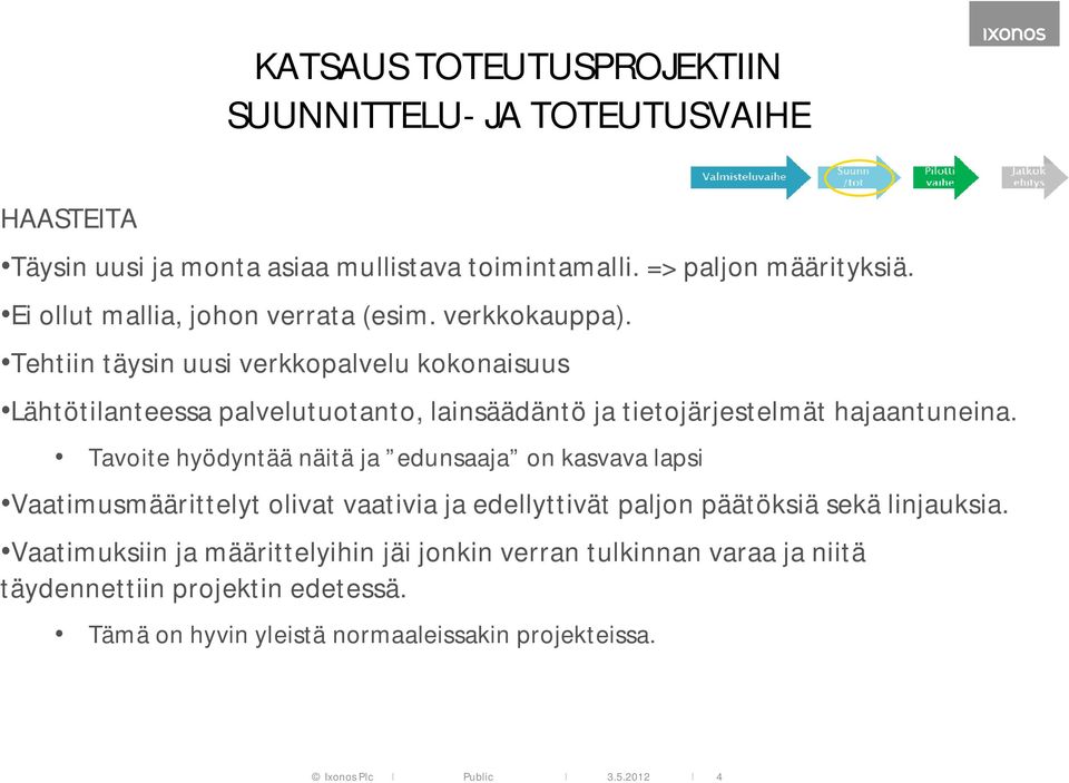 Tehtiin täysin uusi verkkopalvelu kokonaisuus Lähtötilanteessa palvelutuotanto, lainsäädäntö ja tietojärjestelmät hajaantuneina.