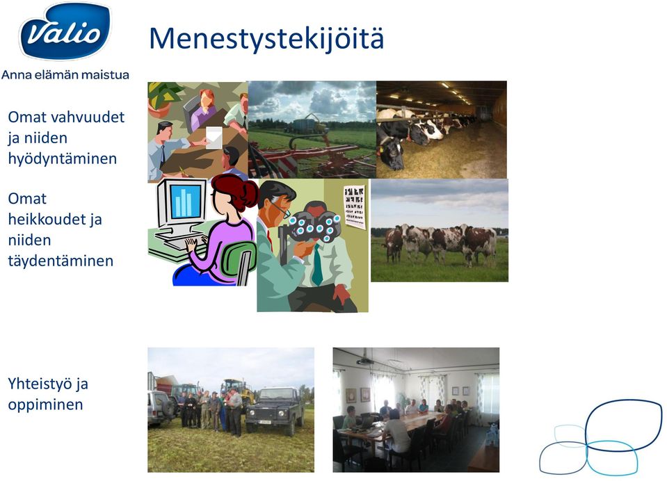 hyödyntäminen Omat heikkoudet