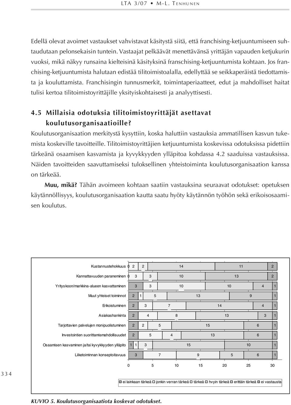 Jos franchising-ketjuuntumista halutaan edistää tilitoimistoalalla, edellyttää se seikkaperäistä tiedottamista ja kouluttamista.