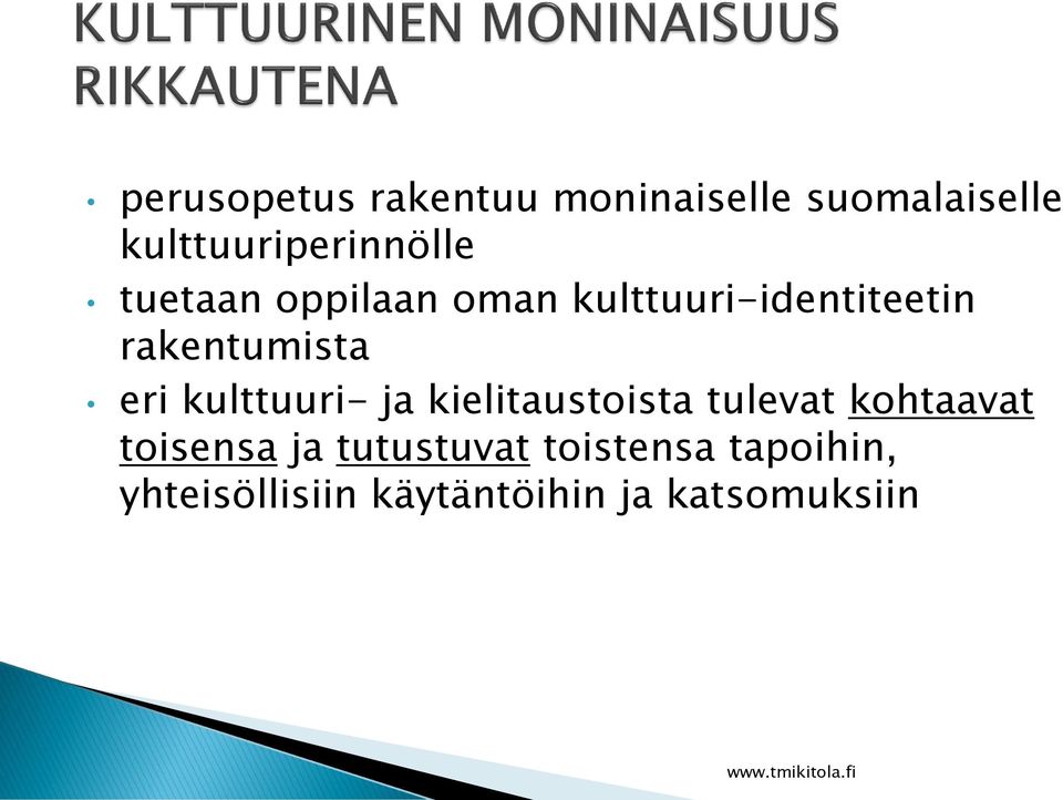 rakentumista eri kulttuuri- ja kielitaustoista tulevat kohtaavat