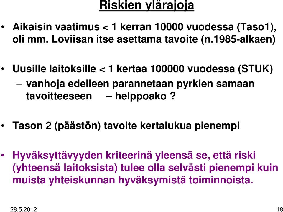 tavoitteeseen helppoako?