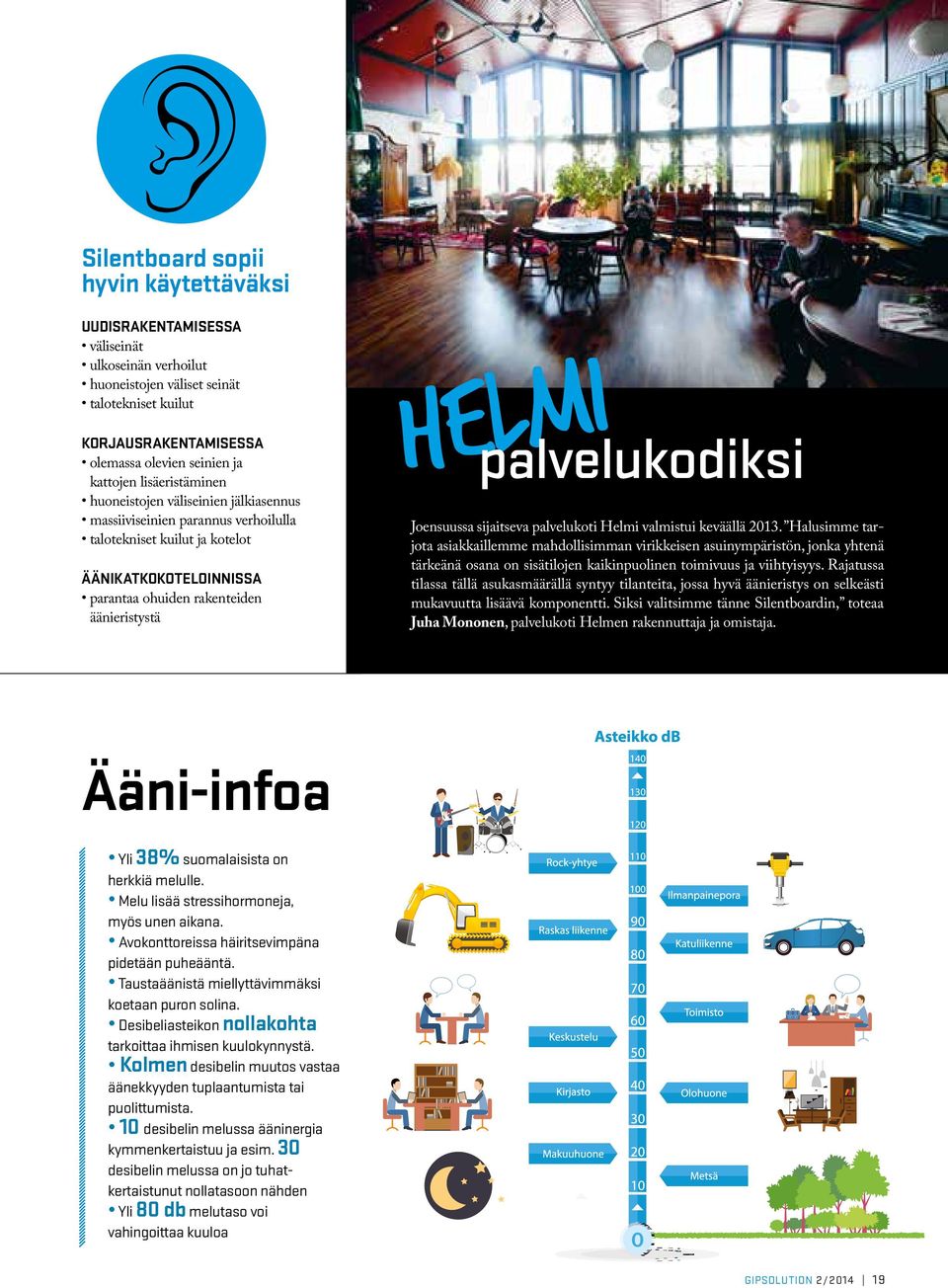 palvelukodiksi Joensuussa sijaitseva palvelukoti Helmi valmistui keväällä 2013.