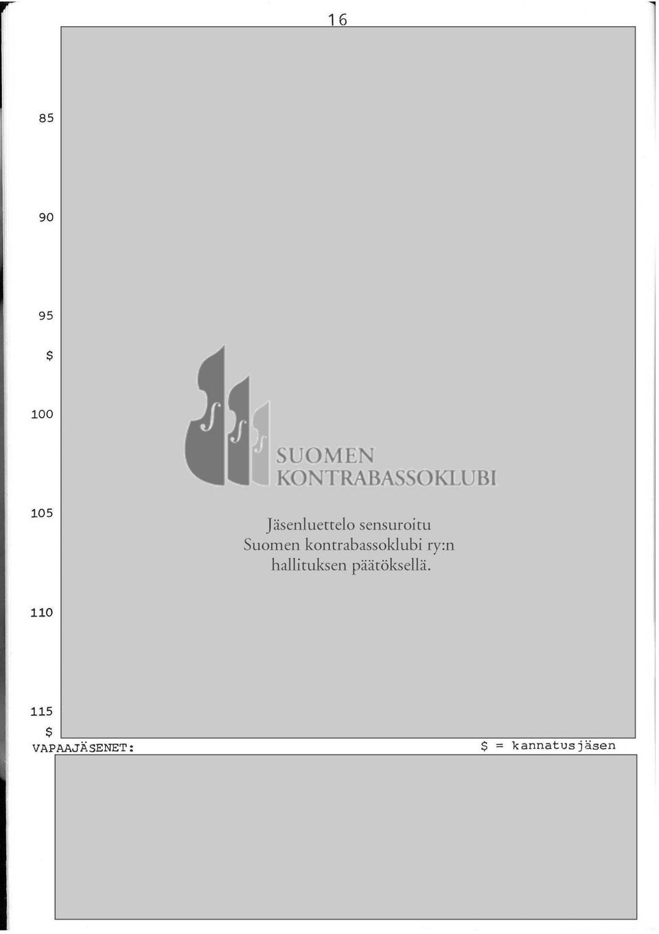 kontrabassoklubi ry:n hallituksen