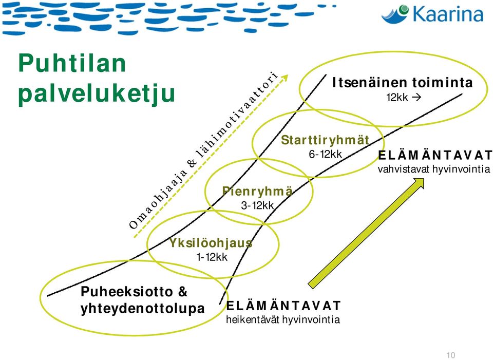 hyvinvointia Pienryhmä 3 12kk Yksilöohjaus 1 12kk