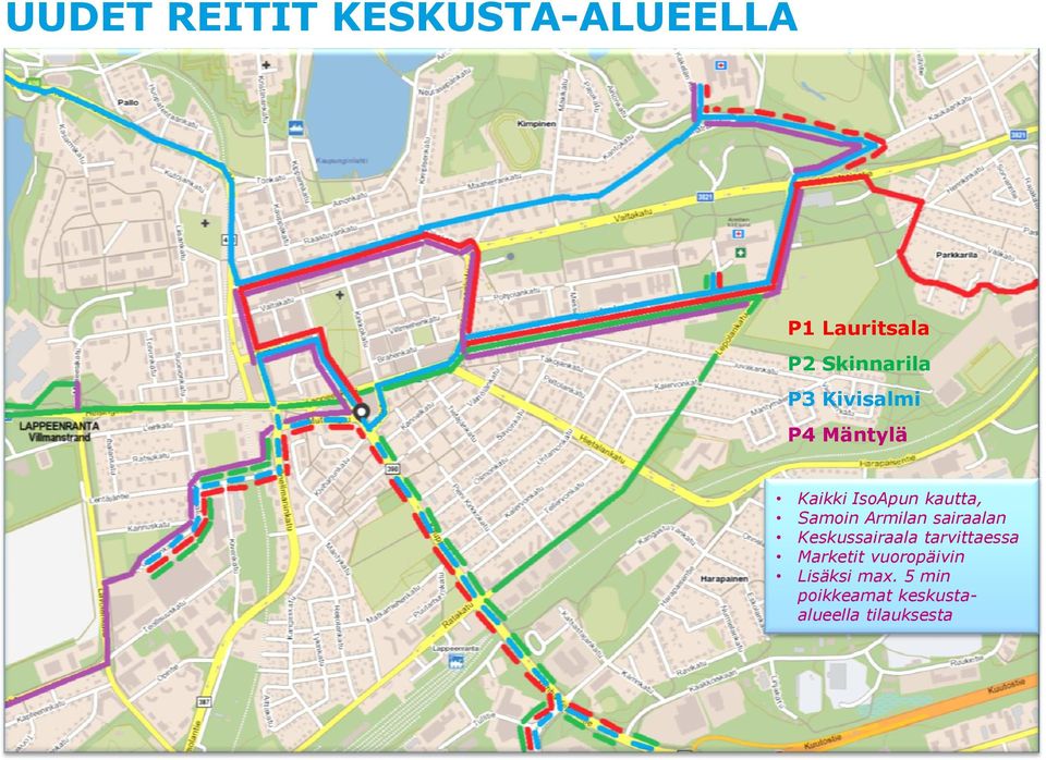 Armilan sairaalan Keskussairaala tarvittaessa Marketit