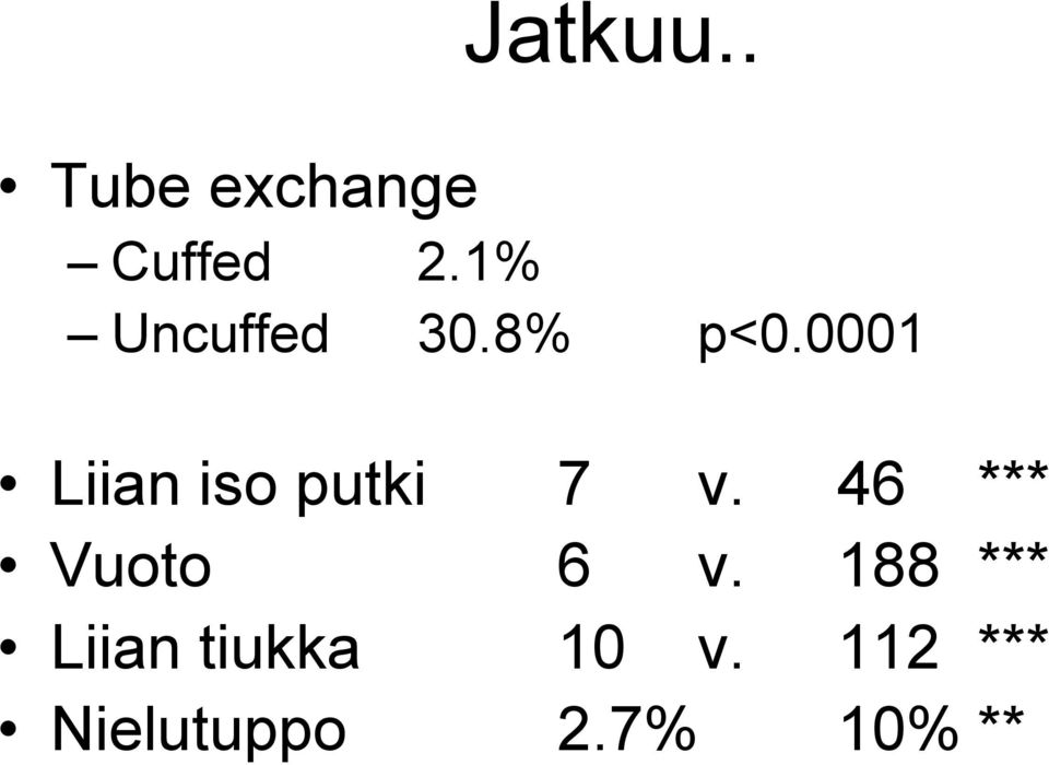 0001 Liian iso putki 7 v.