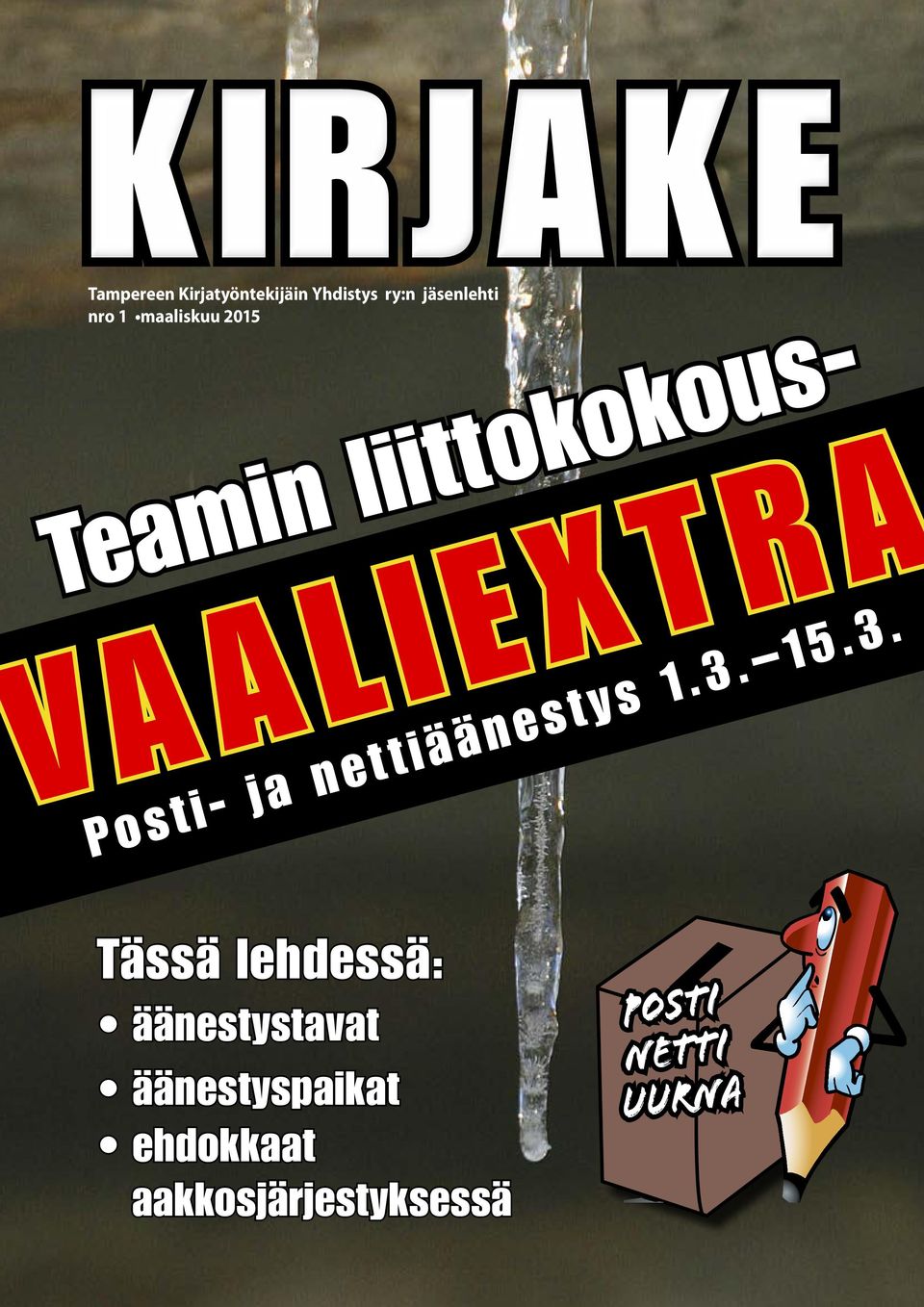 Teamin liittokokous- VAALIEXTRA Posti- ja nettiäänestys 1.3.