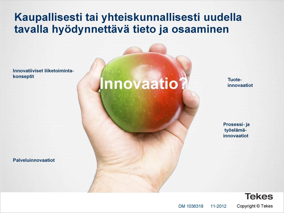 liiketoimintakonseptit Innovaatio?