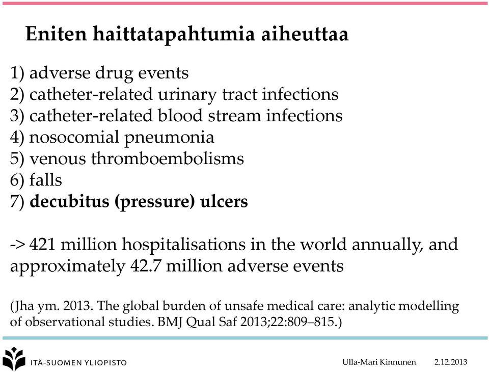 (pressure) ulcers -> 421 million hospitalisations in the world annually, and approximately 42.