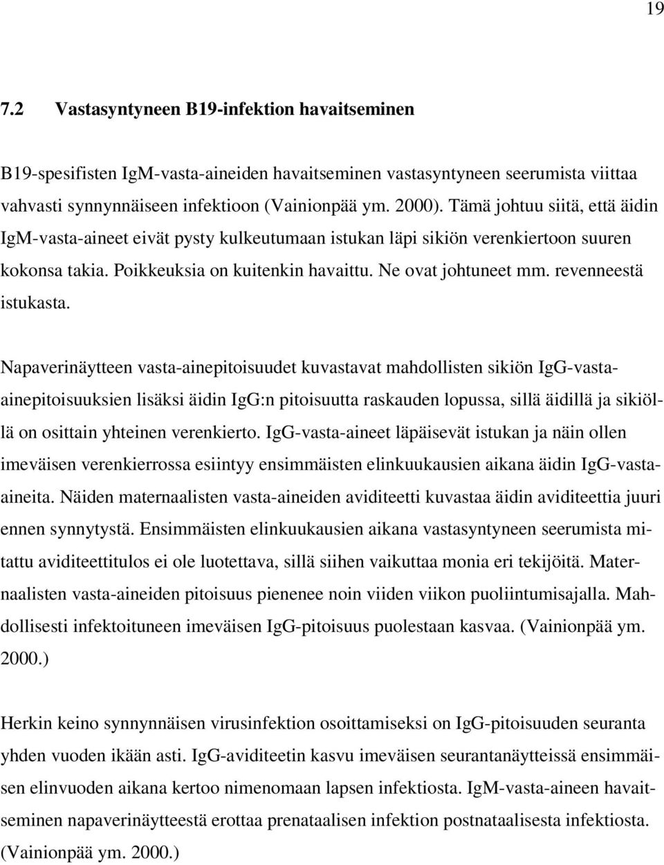 revenneestä istukasta.