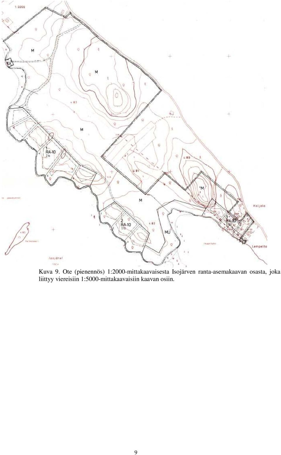 1:2000-mittakaavaisesta Isojärven