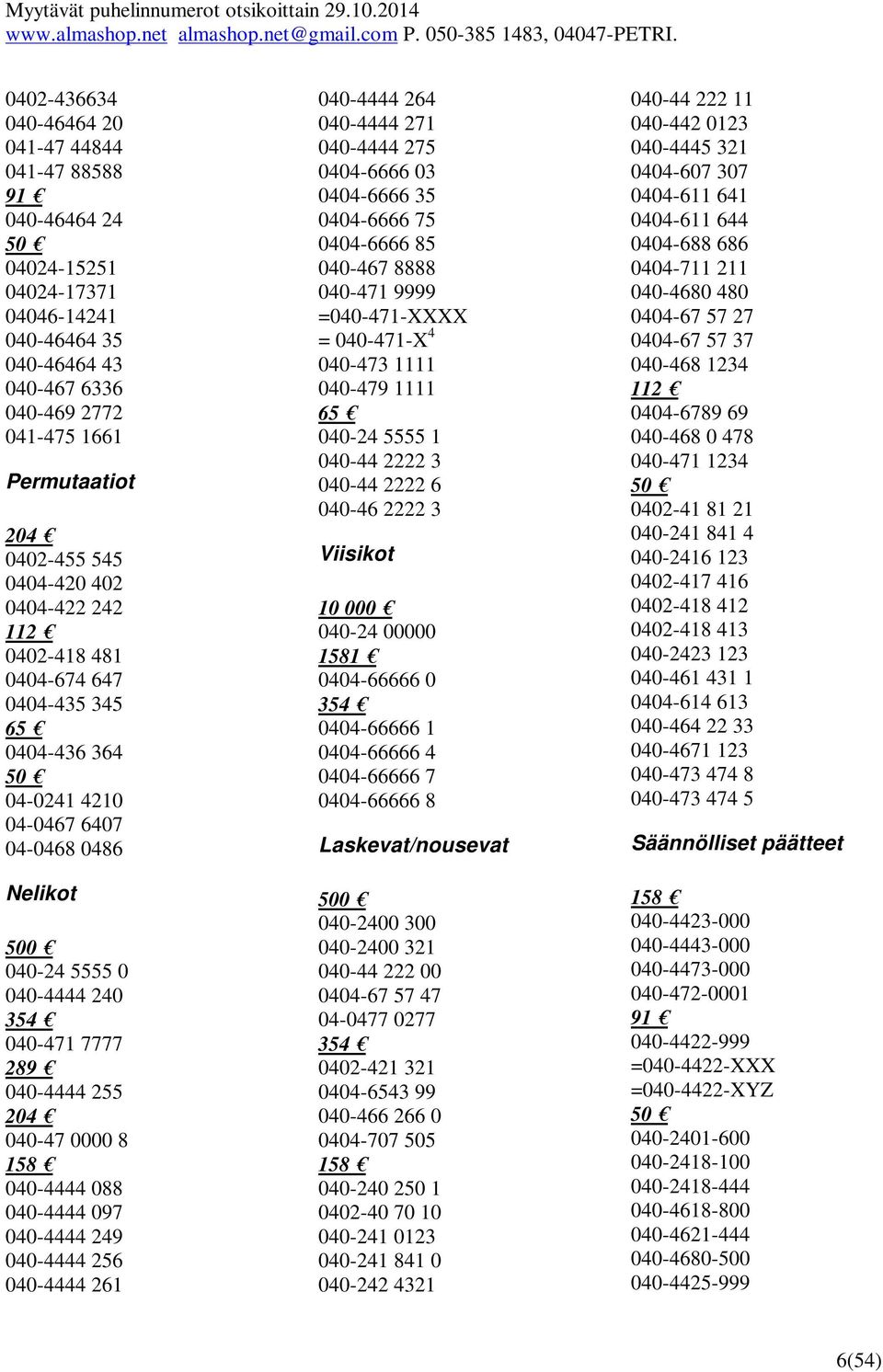 255 204 040-47 0000 8 158 040-4444 088 040-4444 097 040-4444 249 040-4444 256 040-4444 261 040-4444 264 040-4444 271 040-4444 275 0404-6666 03 0404-6666 35 0404-6666 75 0404-6666 85 040-467 8888