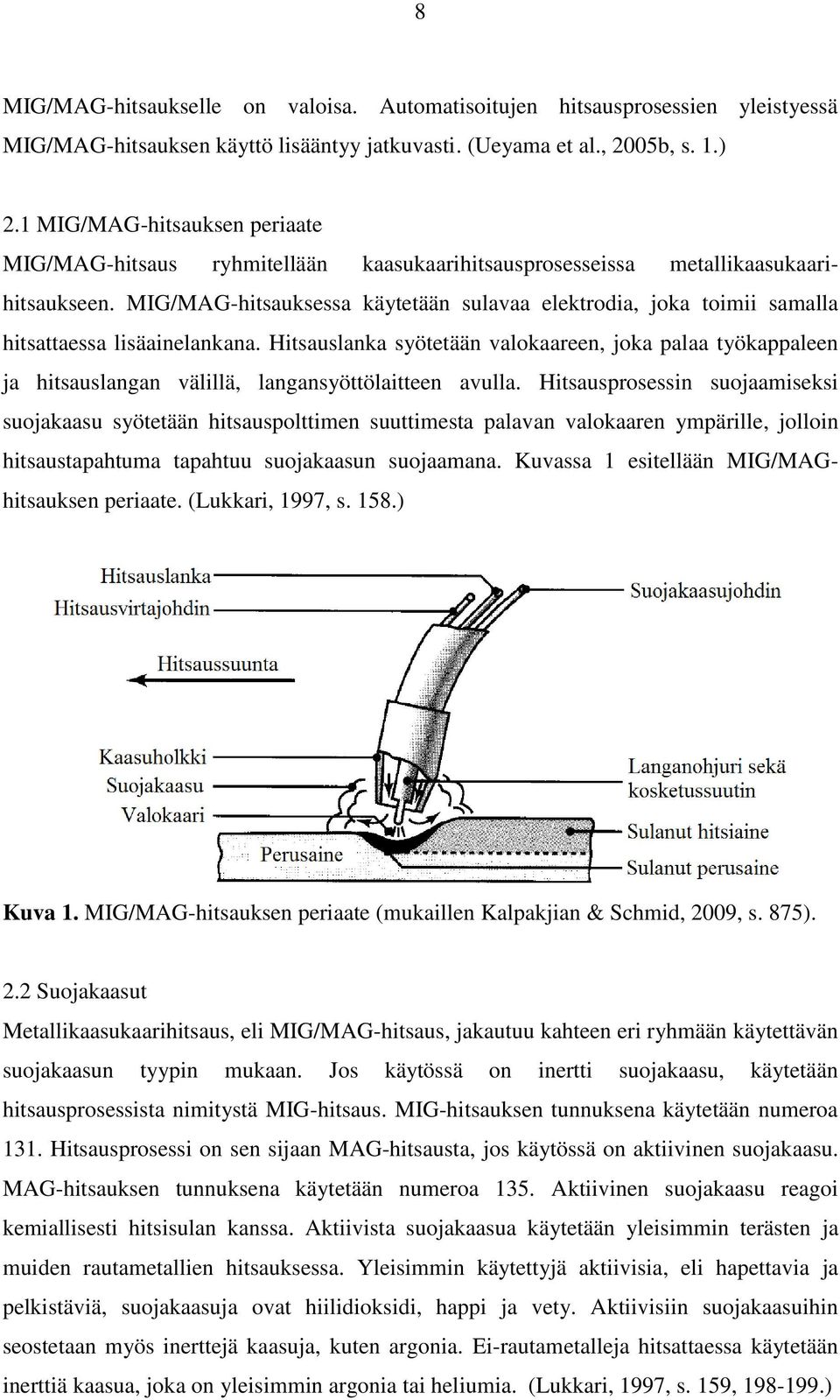 MIG/MAG-hitsauksessa käytetään sulavaa elektrodia, joka toimii samalla hitsattaessa lisäainelankana.