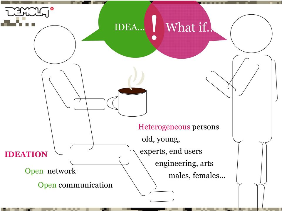 Heterogeneous persons old, young,