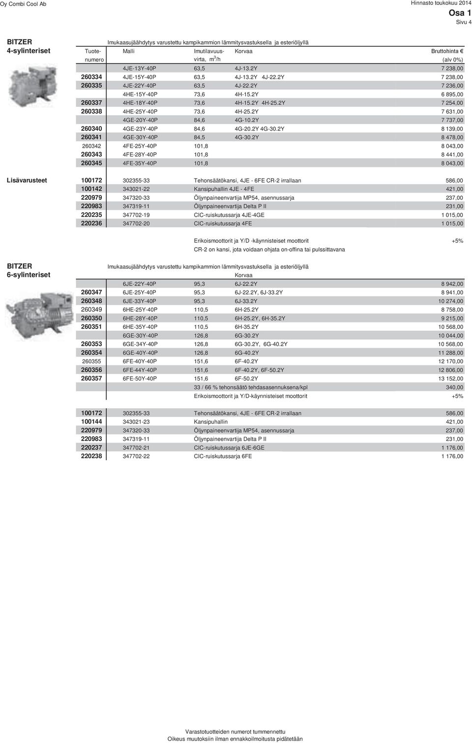 2Y 4H-25.2Y 7 254,00 260338 4HE-25Y-40P 73,6 4H-25.2Y 7 631,00 4GE-20Y-40P 84,6 4G-10.2Y 7 737,00 260340 4GE-23Y-40P 84,6 4G-20.2Y 4G-30.2Y 8 139,00 260341 4GE-30Y-40P 84,5 4G-30.