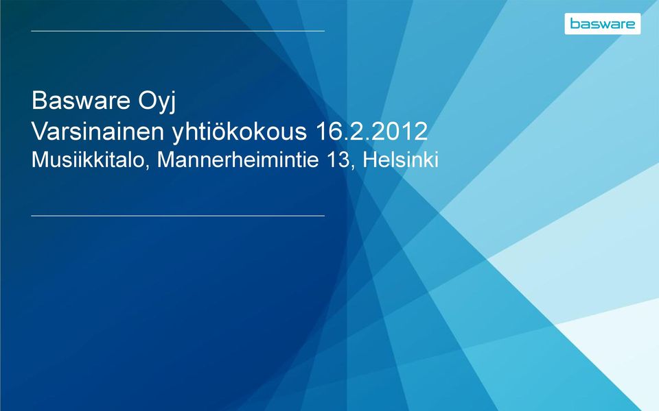 yhtiökokous 16.2.