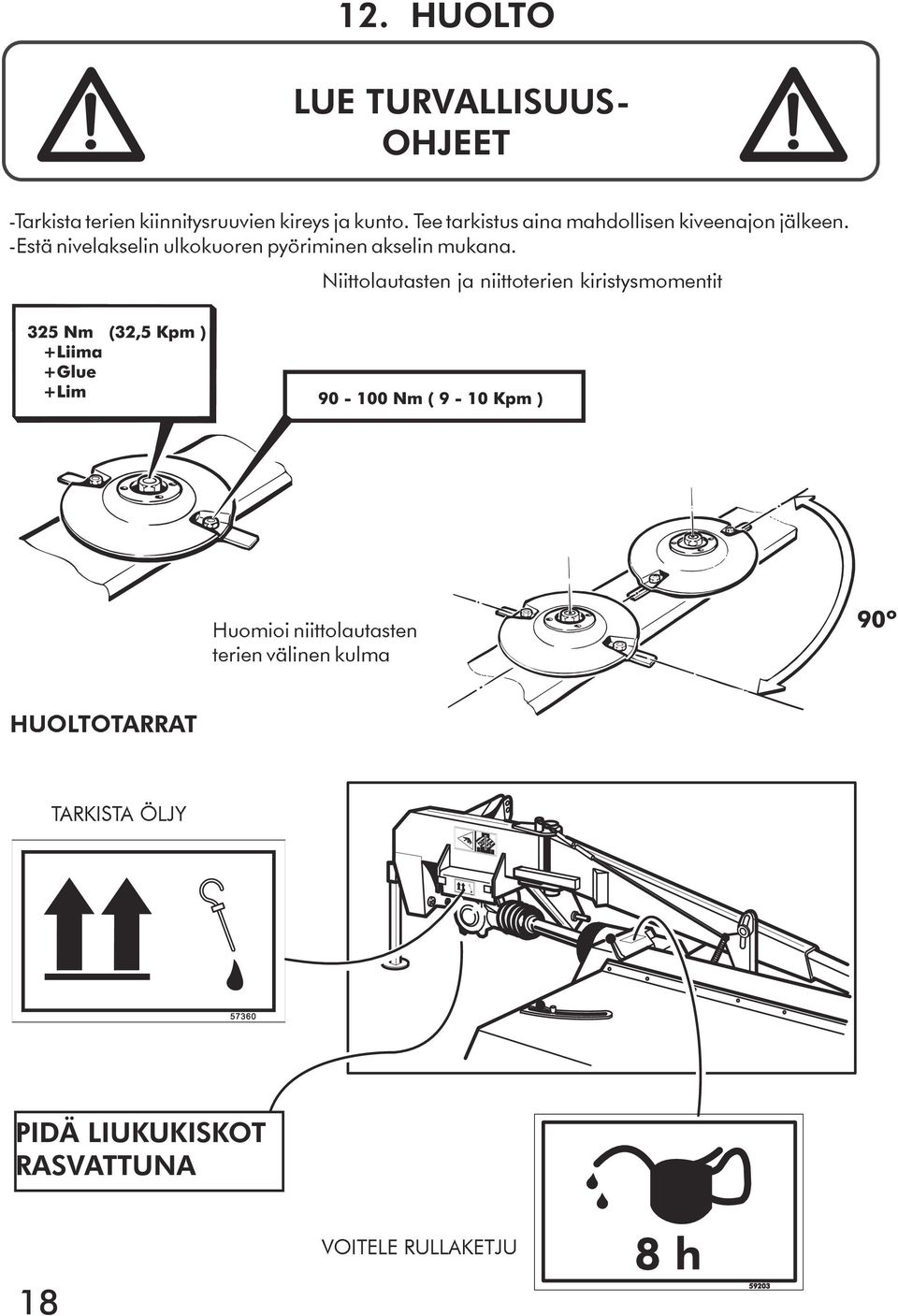 -Estä nivelakselin ulkokuoren pyöriminen akselin mukana.