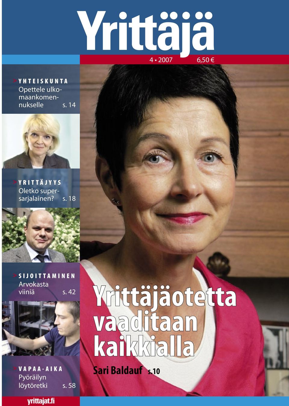 persarjalainen? s. 18 > S I J O I T T A M I N E N Arvokasta viiniä s.