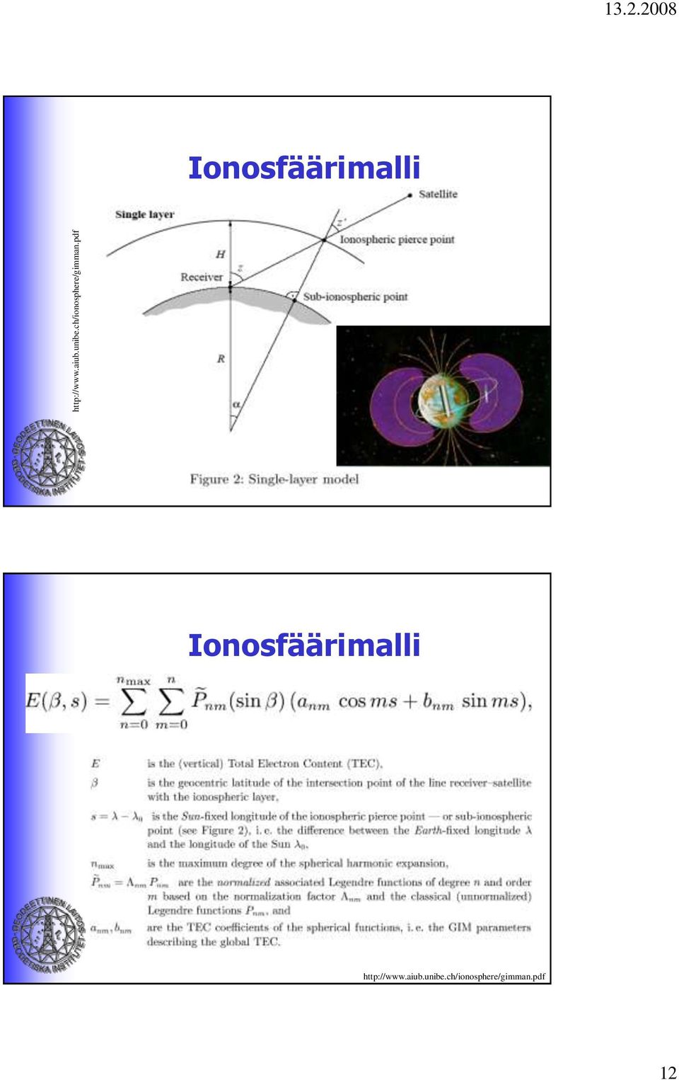 2008 Ionosfäärimalli