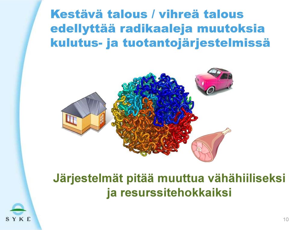 tuotantojärjestelmissä Järjestelmät pitää