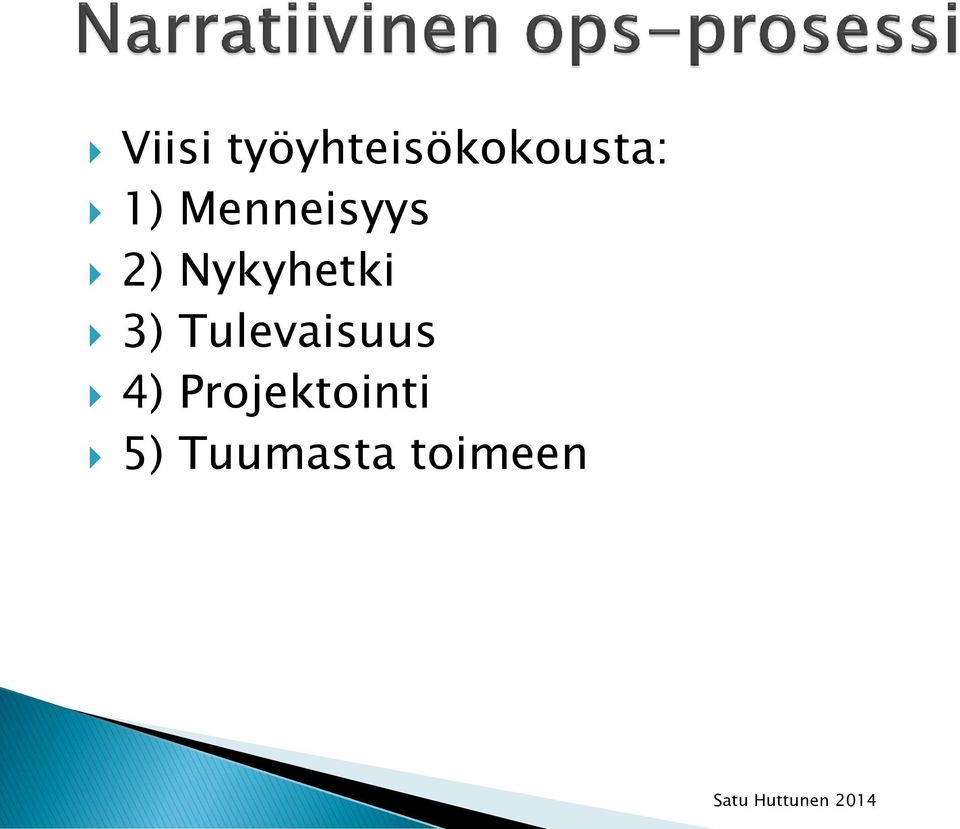 Nykyhetki 3) Tulevaisuus