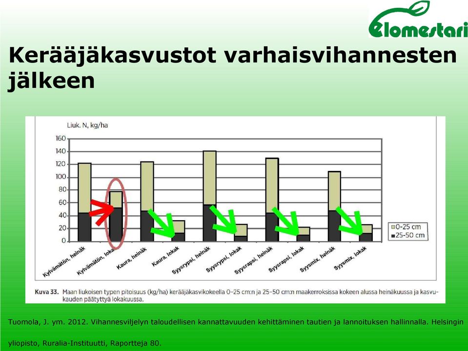 Vihannesviljelyn taloudellisen kannattavuuden