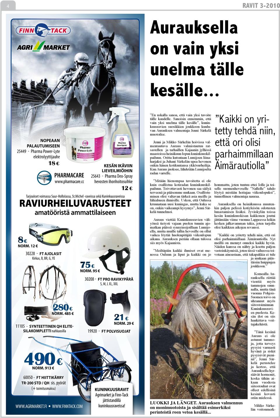 Jenni ja Mikko Särkelän hoivissa valmentautuva Auraus valmistautuu ratsastellen ja tarhaillen Kajaanin jylhissä maastoissa heinäkuun lopun kuninkuuskilpailuun.