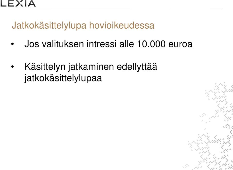 intressi alle 10.