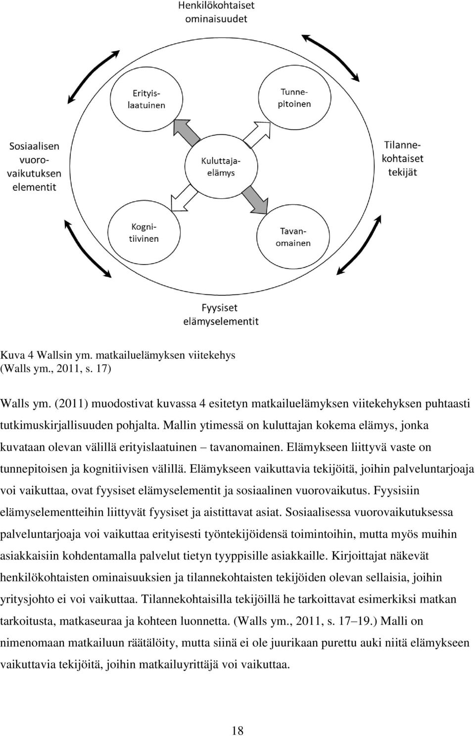 Elämykseen vaikuttavia tekijöitä, joihin palveluntarjoaja voi vaikuttaa, ovat fyysiset elämyselementit ja sosiaalinen vuorovaikutus.